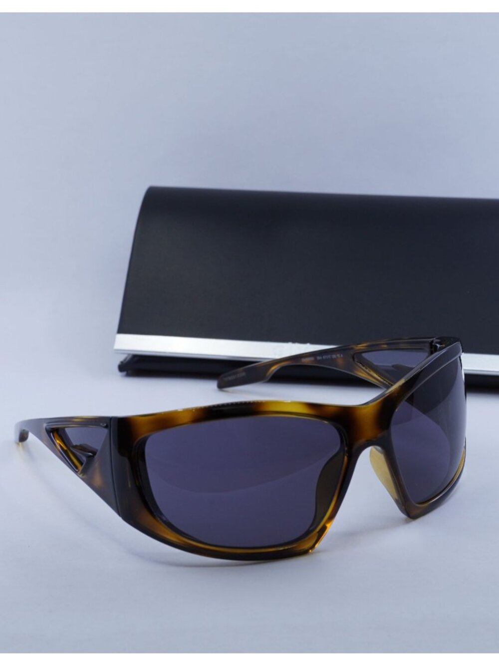 Givenchy GV40051I 56A Shield Sunglasses - Havana / Grey with Mirror